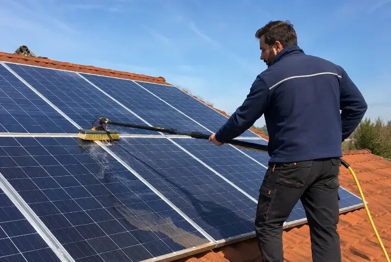 Nettoyage et entretien de panneaux solaires à Châtillon-la-Palud